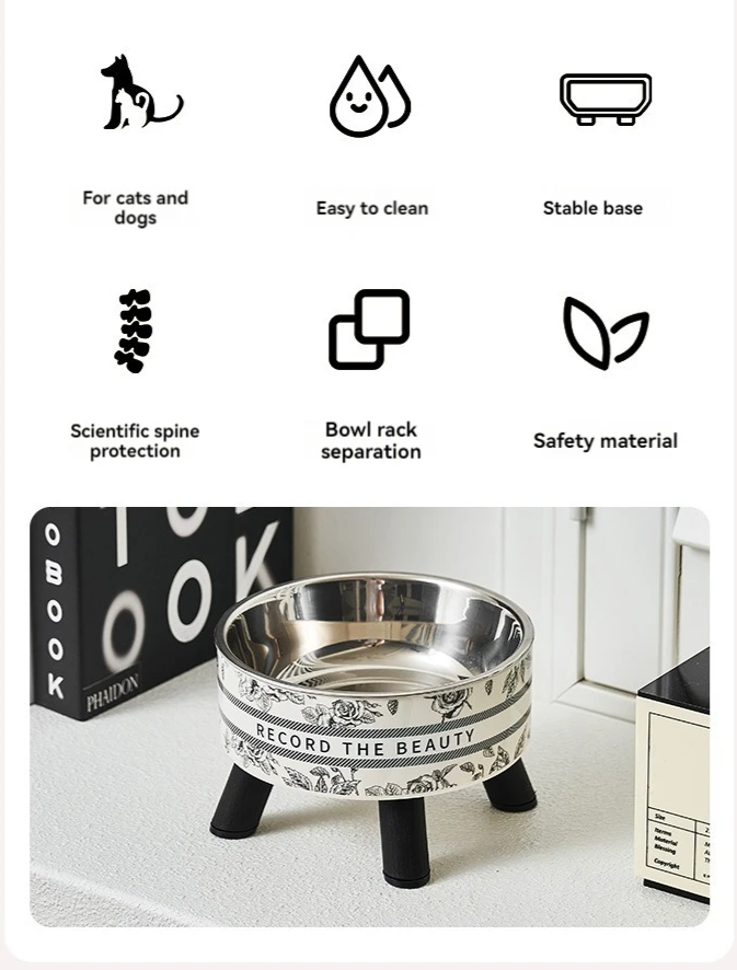 ElevateBowl Edelstahl-Hochfuß Napf