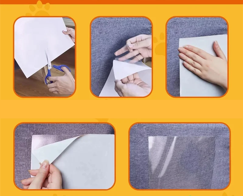 ScratchStop Selbstklebender Kratzschutz für Katzen