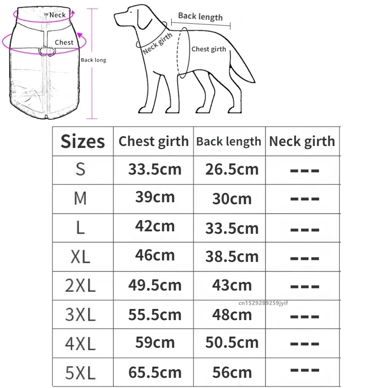 FurWarm – Wasserdichter, warmer Hundemantel mit Reißverschluss und Wattierung