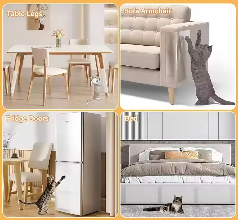 ScratchStop Selbstklebender Kratzschutz für Katzen