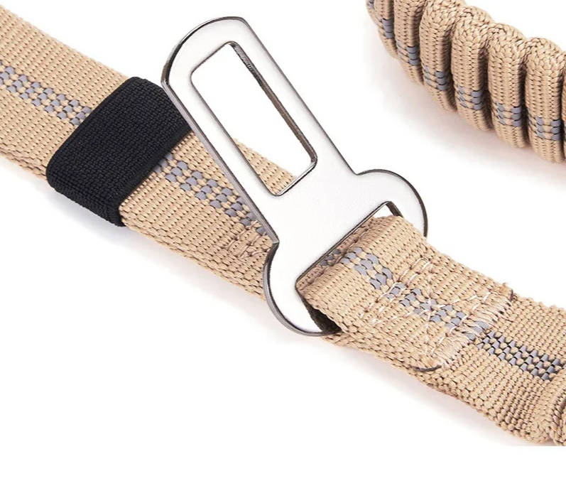 TATICRIP Reflektierende, stoßdämpfende Hundeleine mit Sicherheitsgurt – Für kräftige und aktive Hunde