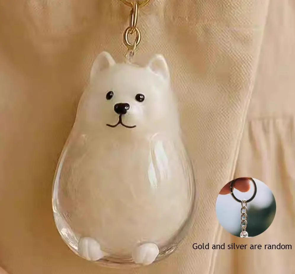 MemoriPaw Schlüsselanhänger zur Aufbewahrung von Hundehaaren