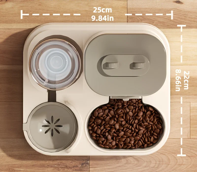 DuoMeal 2-in-1 Automatischer Futter- und Wasserspender für Katzen