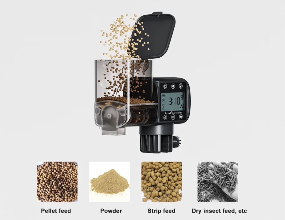 SmartFeed WiFi – Intelligenter automatischer Fischfutterautomat mit Timer und App-Steuerung