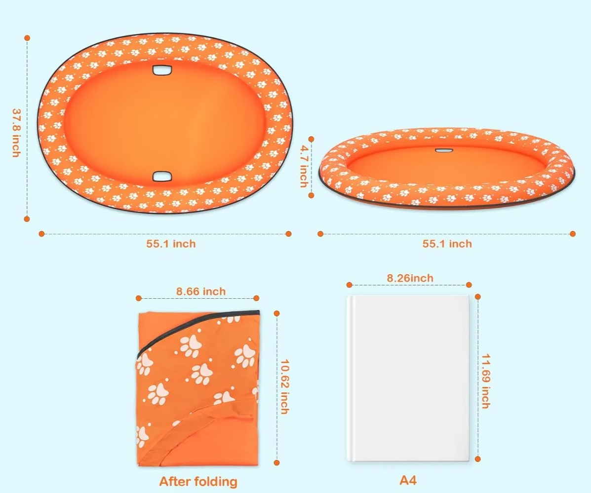 HYDROPAWS Aufblasbares Hundefloß
