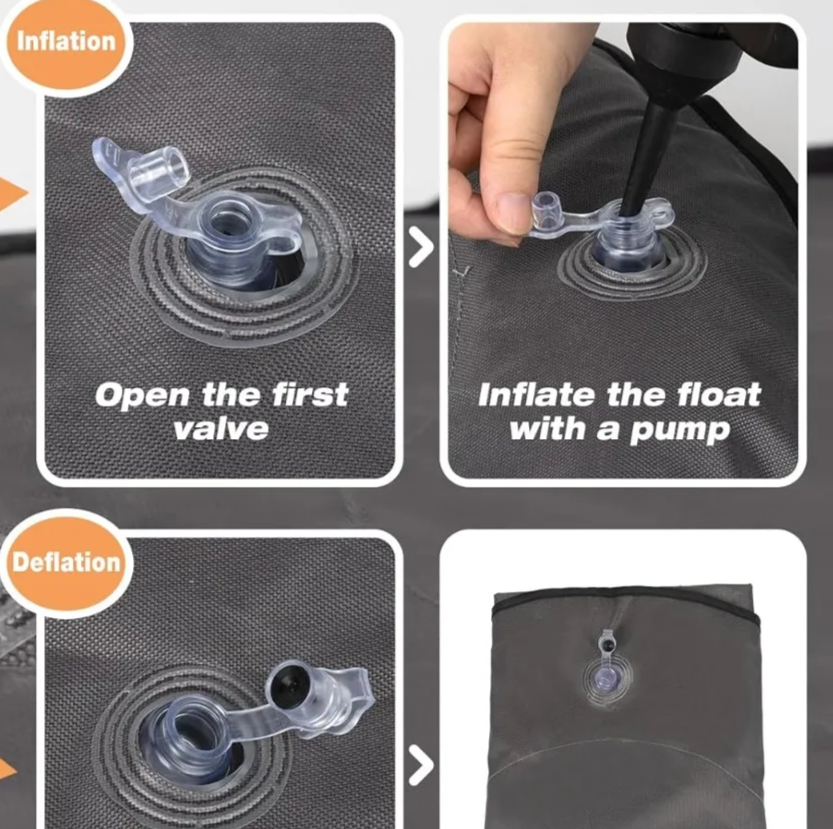 AquaPaws aufblasbares Hundefloß