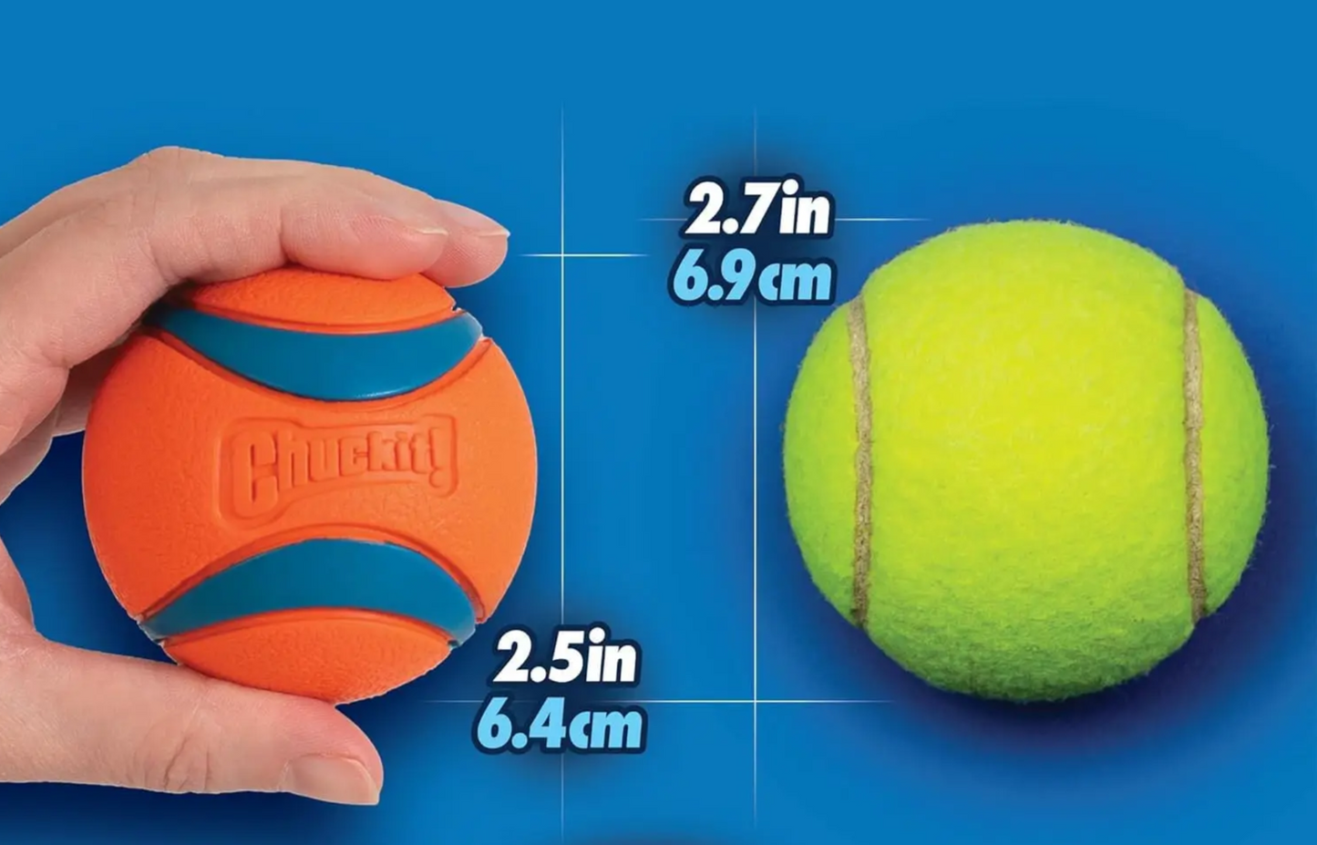 Chuckit UltraBounce Spielball – Kleiner Hüpfball für Hunde