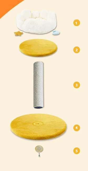 Kletterkönig Doppelkratzbaum